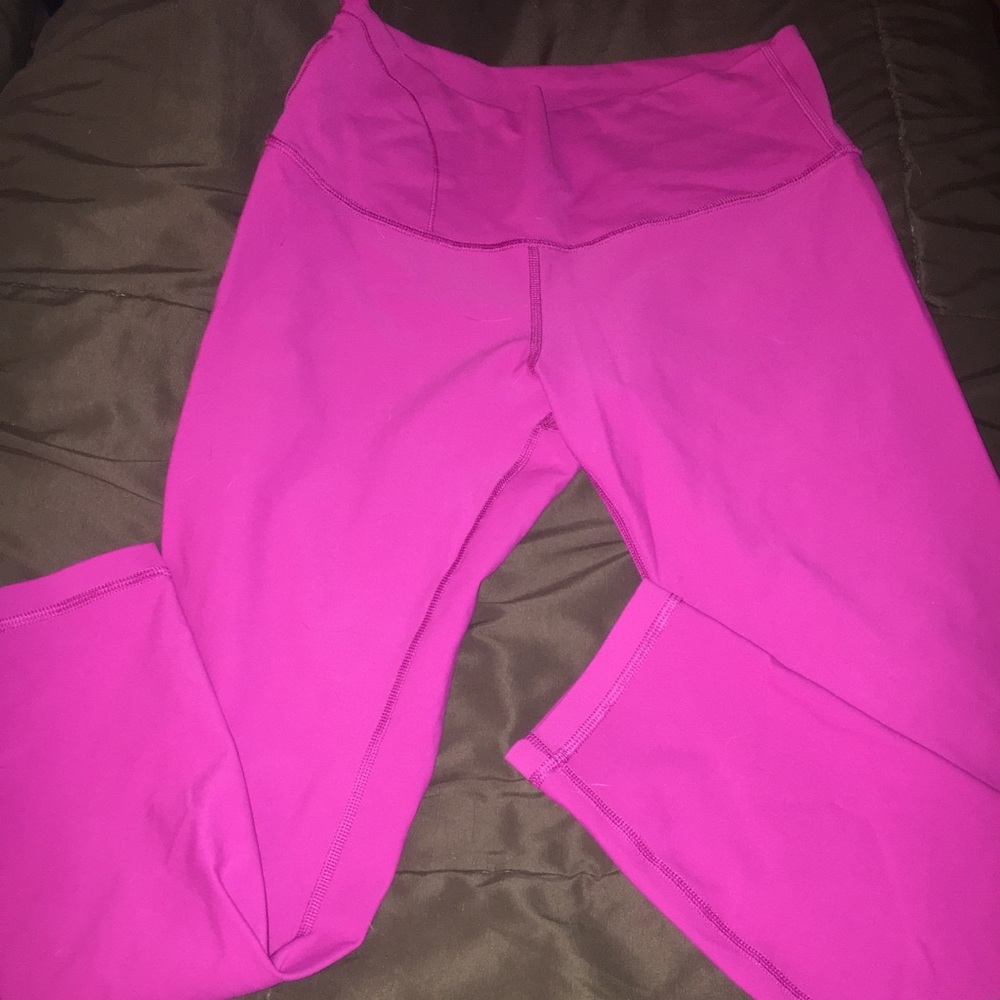 Lululemon high waisted wunder under 7/8 capris.